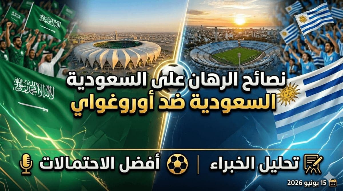 نصائح الرهان على السعودية ضد أوروغواي ضمن كأس العالم 2026